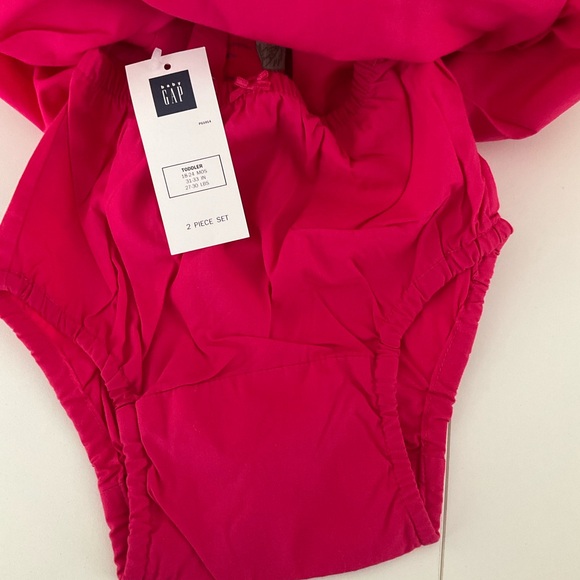 Baby GAP 18-24 Moths Toddler NWT Corduroy Floral Dress - Picture 9 of 11